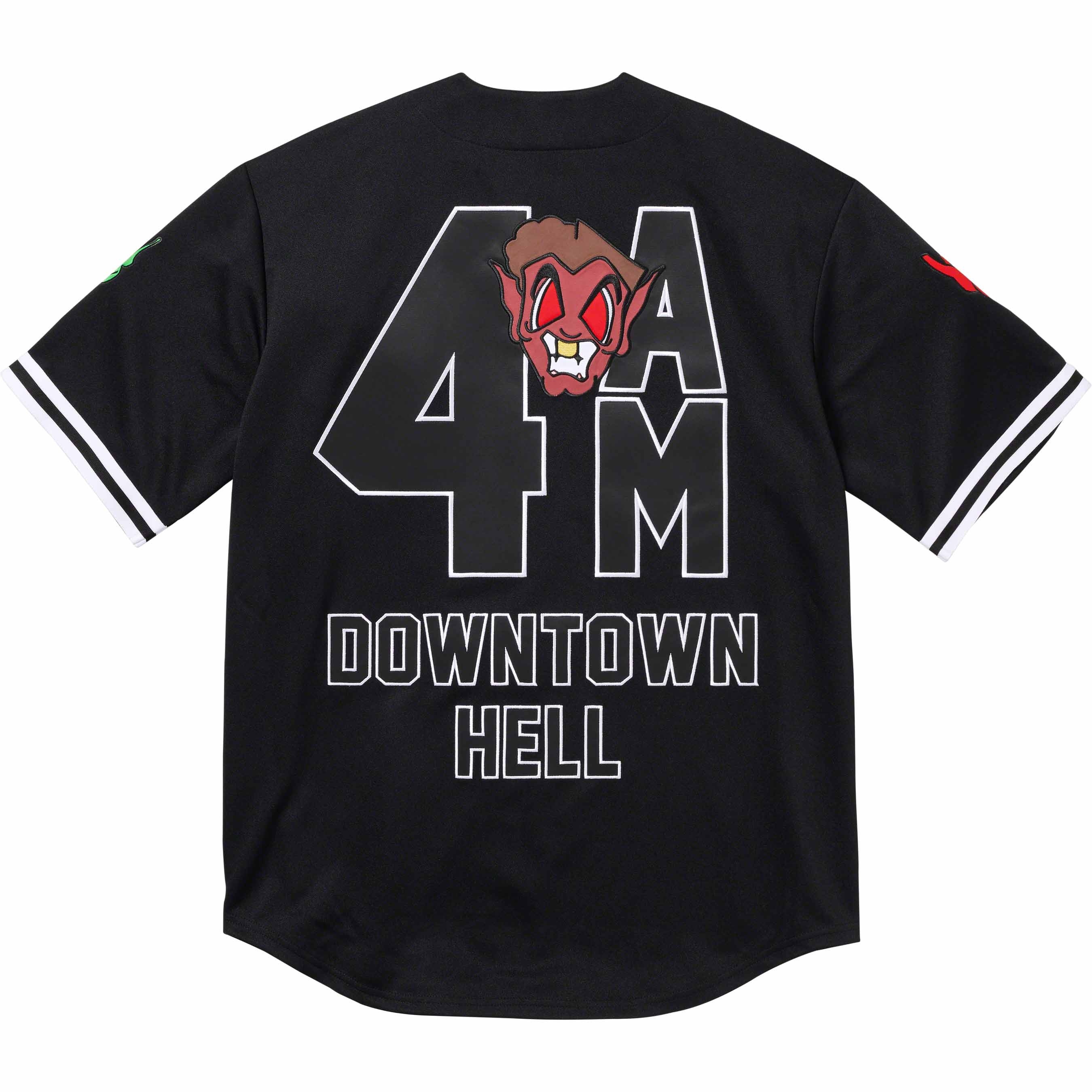 Supreme®/Mitchell & Ness® Downtown Hell Baseball Jersey view 7
